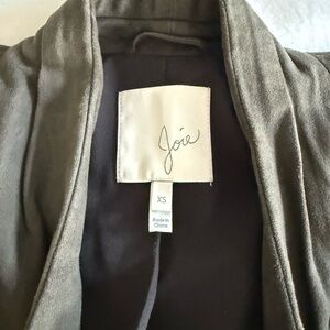 Joie Brown Open-Front Jacket